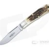 Northfield UN-X-LD #83 Tascosa Sambar Stag Lock Back Folding Knife 831121LB-03
