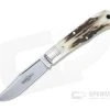 Northfield UN-X-LD #83 Tascosa Sambar Stag Lock Back Folding Knife 831121LB-07