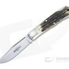 Northfield UN-X-LD #83 Tascosa Sambar Stag Lock Back Folding Knife 831121LB-10