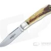 Northfield UN-X-LD #83 Tascosa Sambar Stag Lock Back Folding Knife 831121LB-12