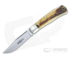 Northfield UN-X-LD #83 Tascosa Sambar Stag Lock Back Folding Knife 831121LB-12