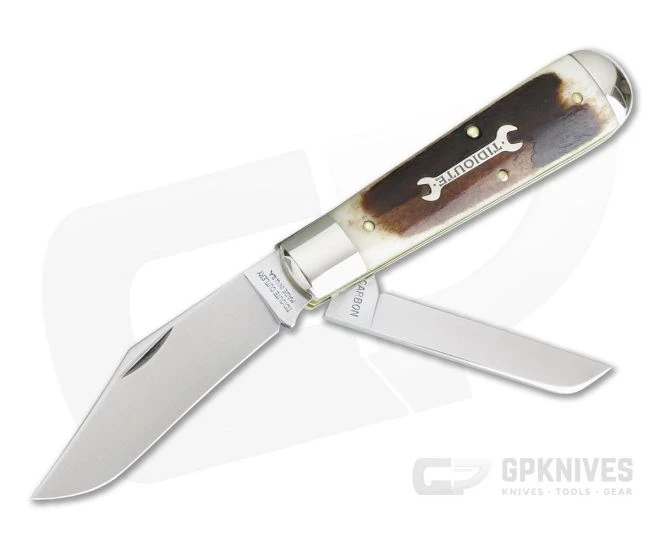 Tidioute #86 PPP Oil Field Jack Two-Blade Natural Oily Creek Bone