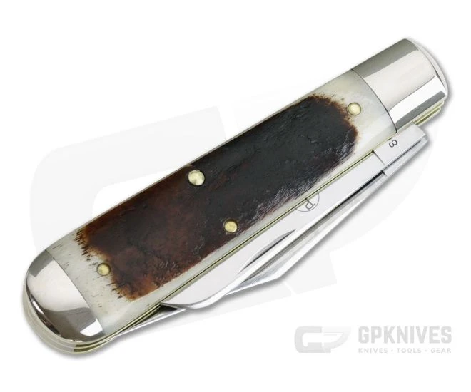 Tidioute #86 PPP Oil Field Jack Two-Blade Natural Oily Creek Bone - Image 2