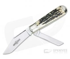 Northfield UN-X-LD #86 Oil Field Jack Two-Blade Sambar Stag