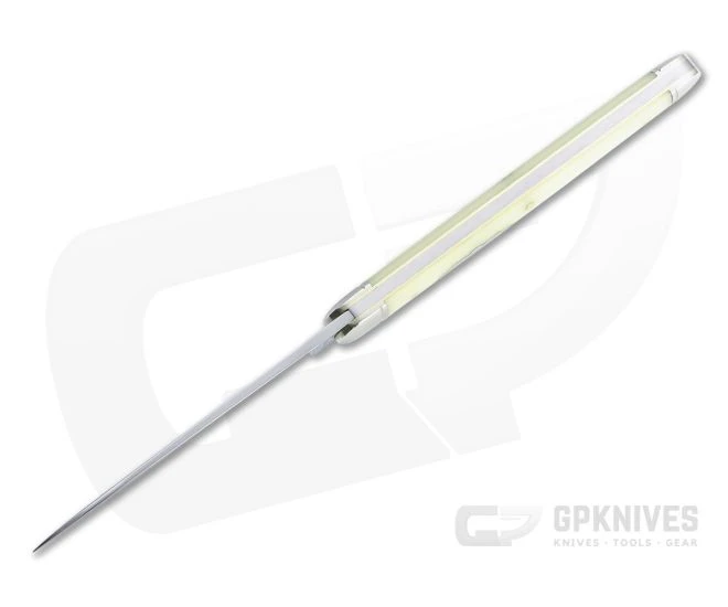 Great Eastern Cutlery #89 Stainless Fruit Knife Lemon Brite GITD Acrylic Slip Joint Folder - Image 3