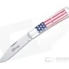 Tidioute Cutlery #94 Liberty Clip Point Jack Flag Acrylic Slip Joint 941121