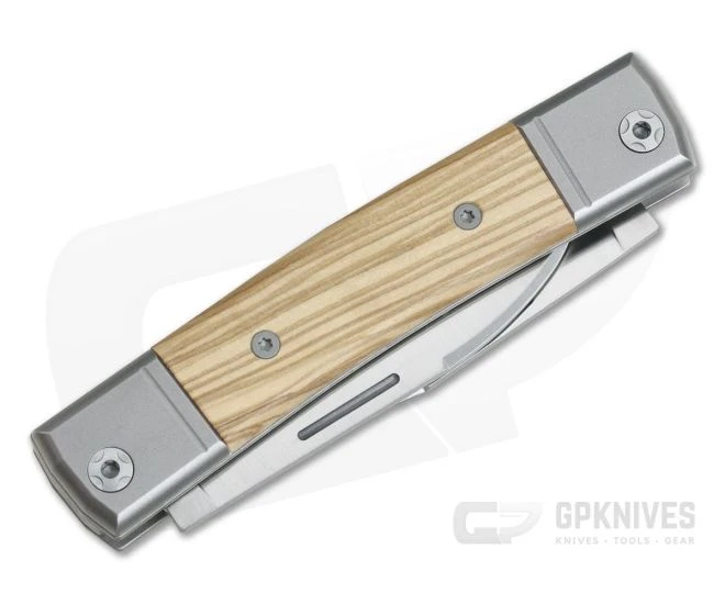 LionSteel BestMan 2-Blade Slip Joint M390 Olive Wood BM13-UL - Image 2