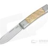 LionSteel BestMan Drop Point M390 Olive Wood Modern Traditional Slip Joint BM2-UL