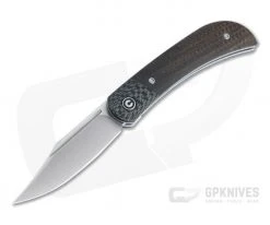 CIVIVI Appalachian Drifter II Satin S35VN Dark Brown Micarta Liner Lock Front Flipper C19010C-1