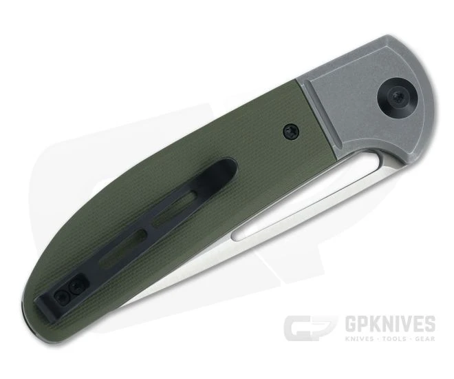 CIVIVI Trailblazer XL Satin D2 Bolstered OD Green G10 Slip Joint Folder C2101A - Image 2