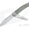 LionSteel Jack 2 M390 Green Canvas Micarta Modern Traditional Slip Joint JK2-CVG
