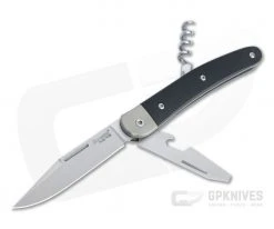 LionSteel Jack 3 M390 Black G10 Modern Traditional Slip Joint JK3-GBK