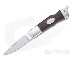 Moki Knives VIP INS Polished VG10 Ironwood Back Lock Folder 810I/NS