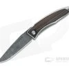 Chris Reeve Mnandi Raindrop Damascus Macassar Ebony Gentleman's Titanium Frame Lock Folder MNA-1022-002