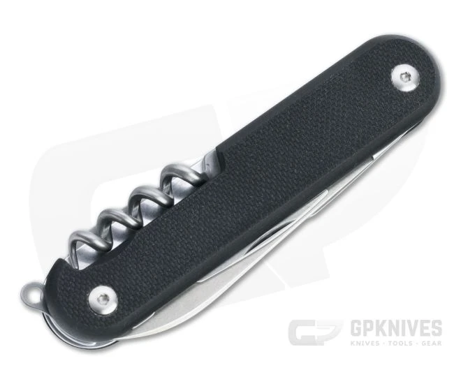 MKM Malga 6 Black G10 M390 Swiss Army Knife Slip Joint Folder MP06-GBK - Image 2