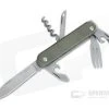 MKM Mikita Malga 6 Green Canvas Micarta M390 Slip Joint Swiss Army Knife Folder MP06-GC