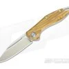 MKM Mikita Burnley Fara Olive Wood M390 Slip Joint Folder MY01-O