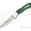 Remington 2019 Bullet Knife Green Wood Handle 420HC Blade R50032