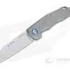 MKM Mikita Root Anso Satin M390 Blasted Titanium Slip Joint Folder RT-T