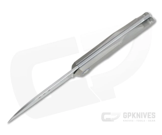 MKM Mikita Root Anso Satin M390 Blasted Titanium Slip Joint Folder RT-T - Image 3