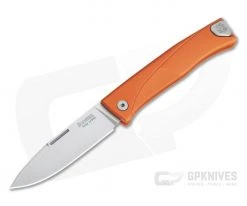 LionSteel Thrill Integral Orange Aluminum Slip Joint H.WAYL Hidden Clip M390 TL-A-OS