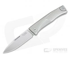 LionSteel Thrill Integral Grey Titanium Slip Joint H.WAYL Hidden Clip M390 TL-GY