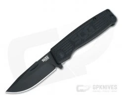 SOG Terminus Black PVD BD1 Black G10 Slip Joint Folder TM1002-BX