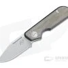 Liong Mah Design Traveler Clip Point Green Micarta M390 Slip Joint