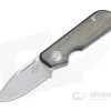 Liong Mah Design Traveler Spear Point Green Micarta M390 Slip Joint