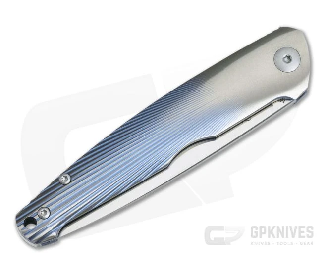 Viper Key Vox Design Slip Joint Blue Fluted Titanium M390 V5976D3BL - Image 2