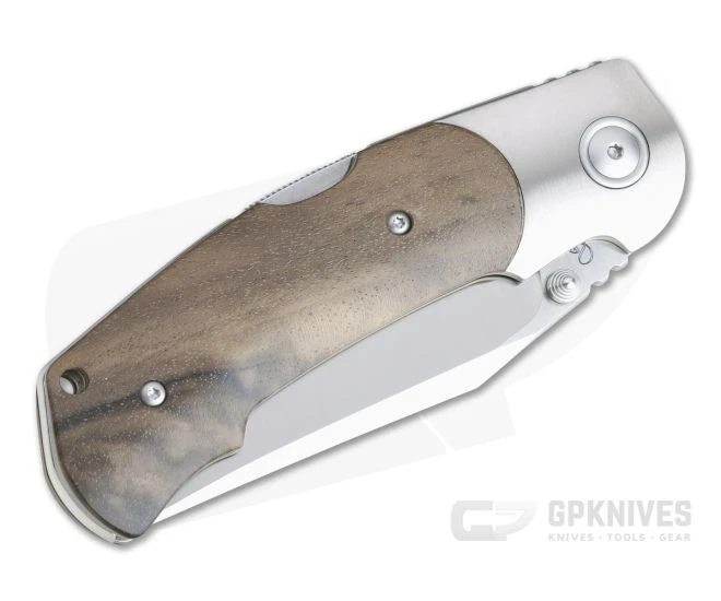 Viper Turn Bolstered Natural Walnut Satin M390 Advanced Back Lock Folder V5986NO - Image 2