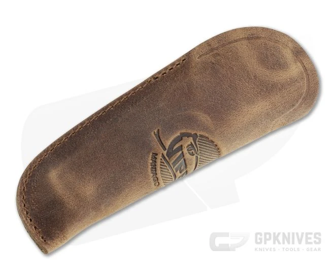 Viper Hug Thiel Design Satin M390 One Bolster Natural Micarta Slip Joint Knife V5992CN - Image 4