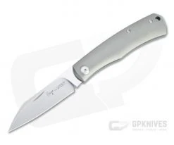 Viper Hug Thiel Design Satin M390 Smooth Titanium Slip Joint Knife V5990TI