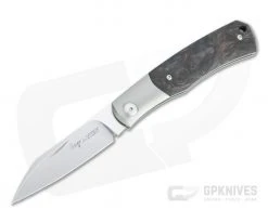 Viper Hug Thiel Design Satin M390 One Bolster Dark Matter Red Carbon Fiber Slip Joint Knife V5992FCR