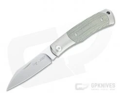 Viper Hug Thiel Design Satin M390 Two Bolsters Green Micarta Slip Joint Knife V5994CG