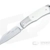 Viper Hug Thiel Design Satin M390 Two Bolsters Ivory G10 Slip Joint Knife V5994GI