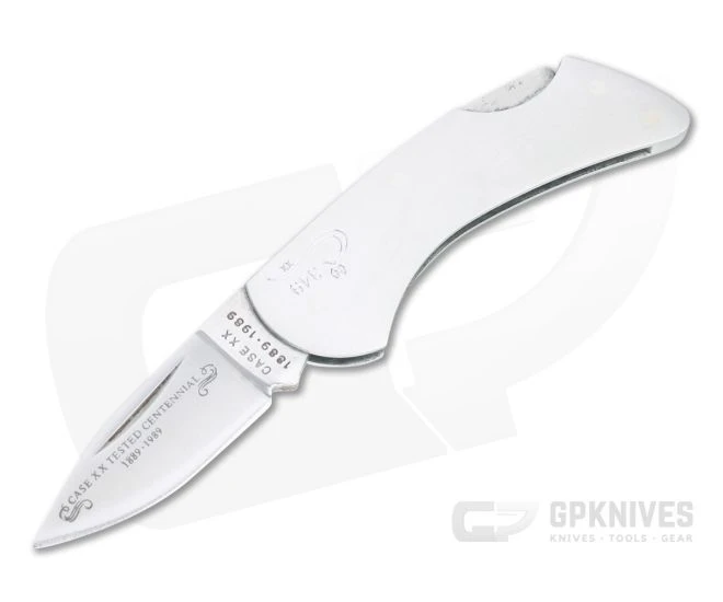 Case XX Vintage 1989 Centennial Stainless Steel Lockback Folder M1056 LSSP