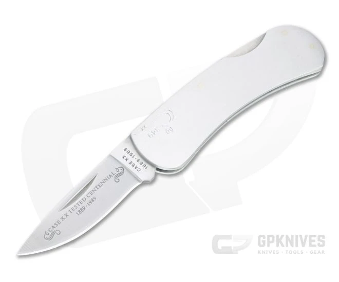 Case XX Vintage 1989 Centennial Stainless Steel Lockback Folder M1054 LSSP